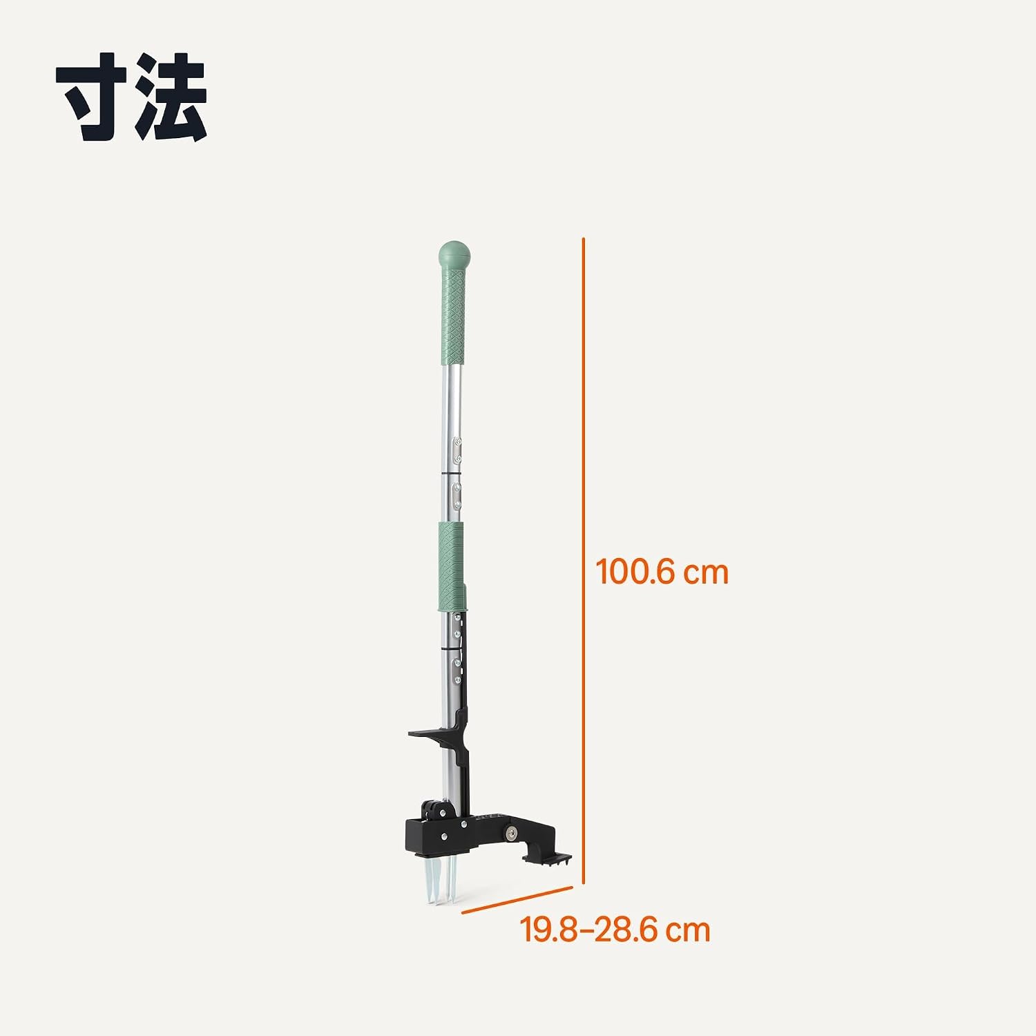 Thumbnail 4 de Amazonベーシック 雑草ブラシ 4本爪・アルミハンドル 立ったまま使える園芸用草取り道具