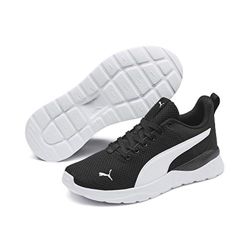 Detalle de PUMA Unisex Kinder Sneaker Anzarun Lite Jr – Schwarz/Weiß, 38 EU