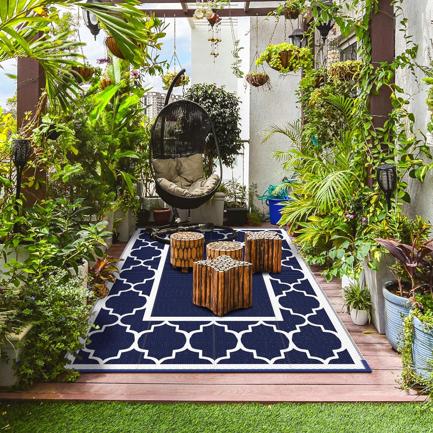 Thumbnail 4 de GENIMO 5' x 8' Outdoor Rug