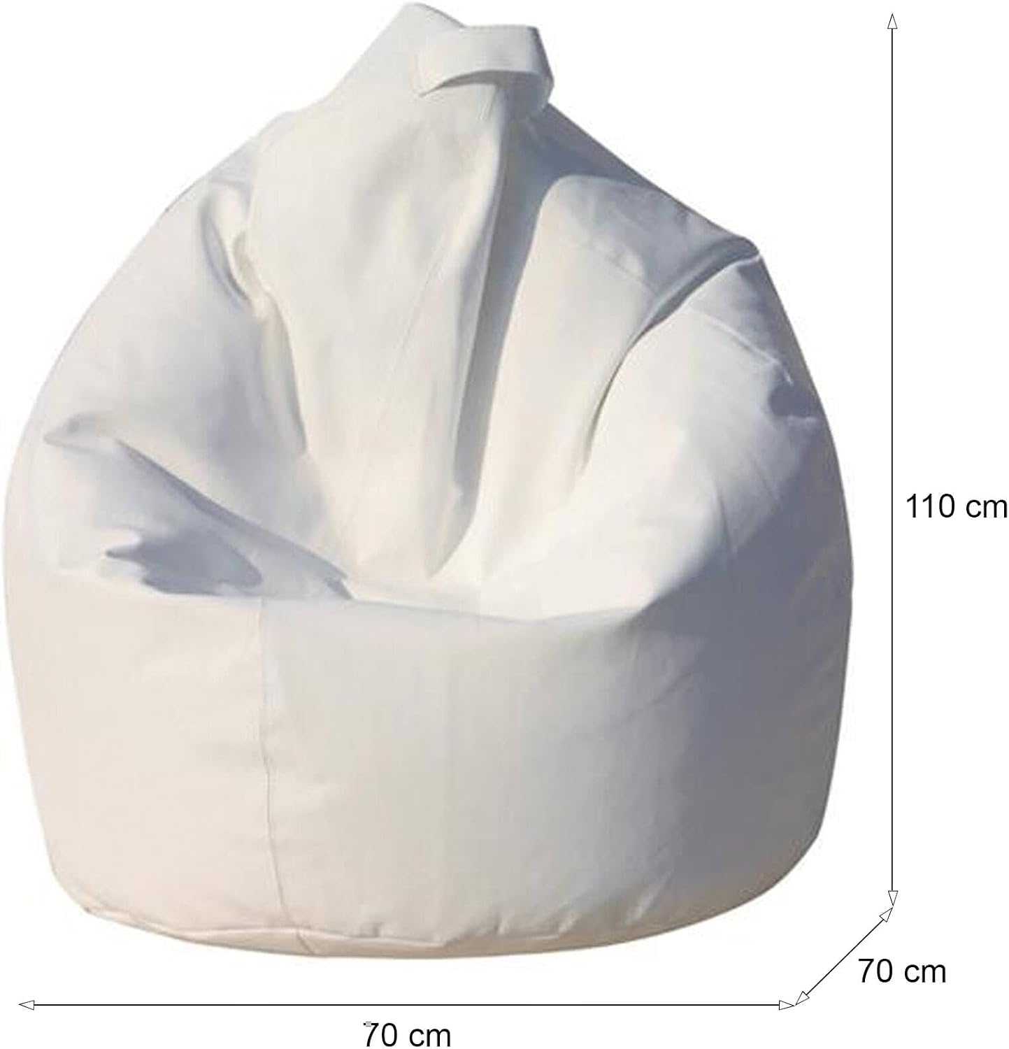 Thumbnail 2 de Dmora Pouf Poltrona a Sacco 60×50×80 cm