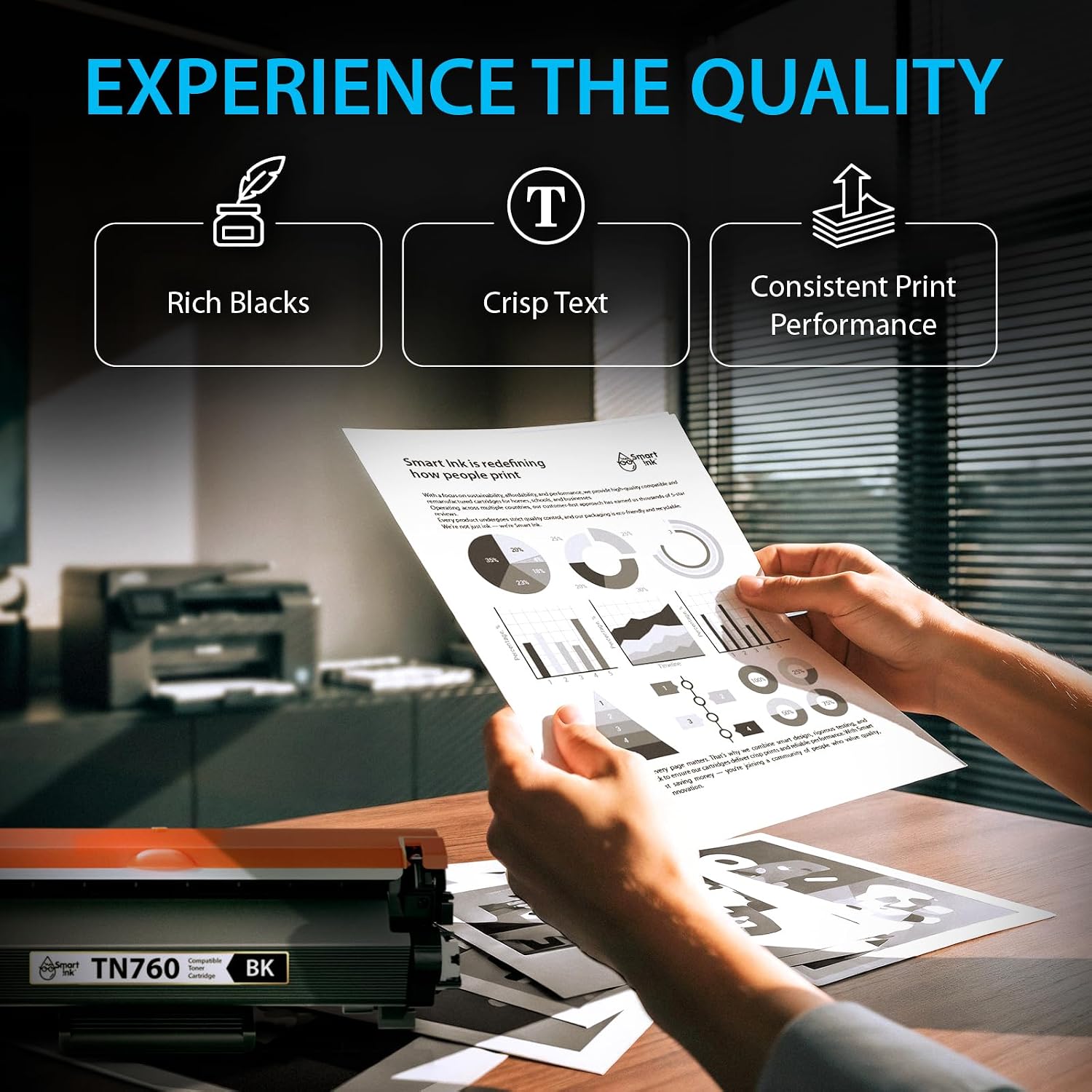 Thumbnail 6 de Smart Ink TN730TN760 2Pack Black Toner for Brother TN760/TN730, Built-In Chips