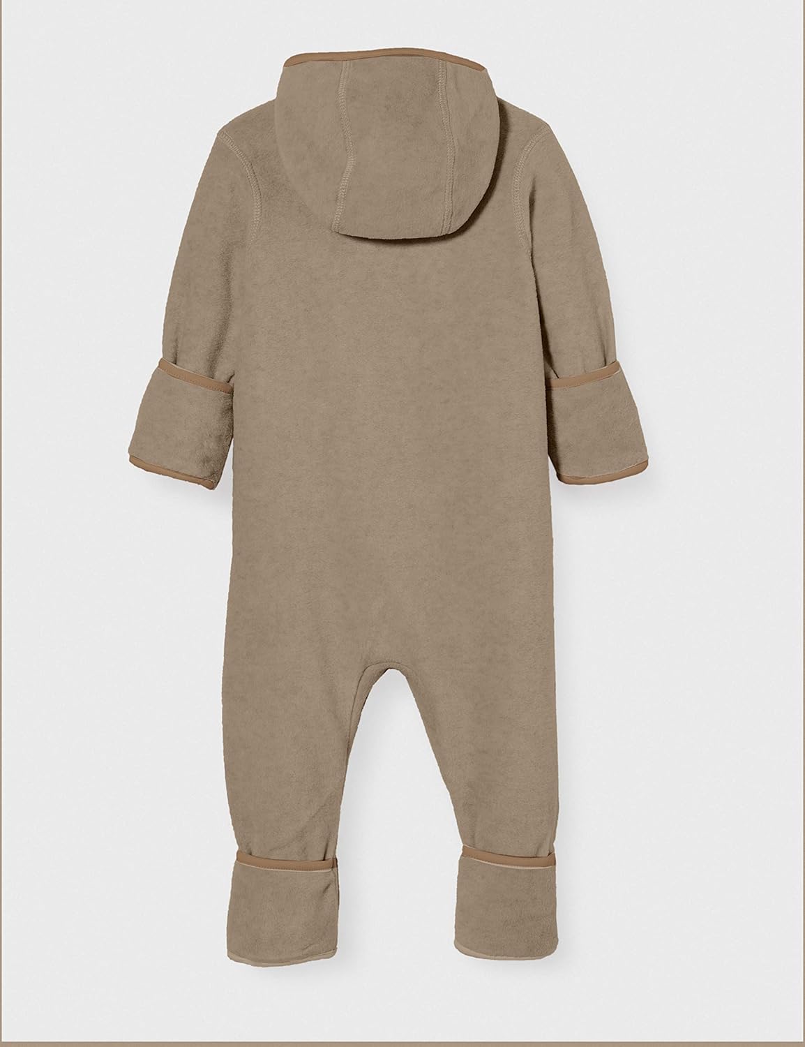 Thumbnail 2 de Sterntaler Kinder-Overall aus Microfleece mit Reißverschluss und Hand-/Fußstulpen (Größe 68, Braun mel)
