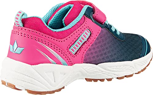 Detalle de Lico BARNEY VS Hallenschuhe für Kinder – Marine/Pink/Türkis, Größe 39 EU