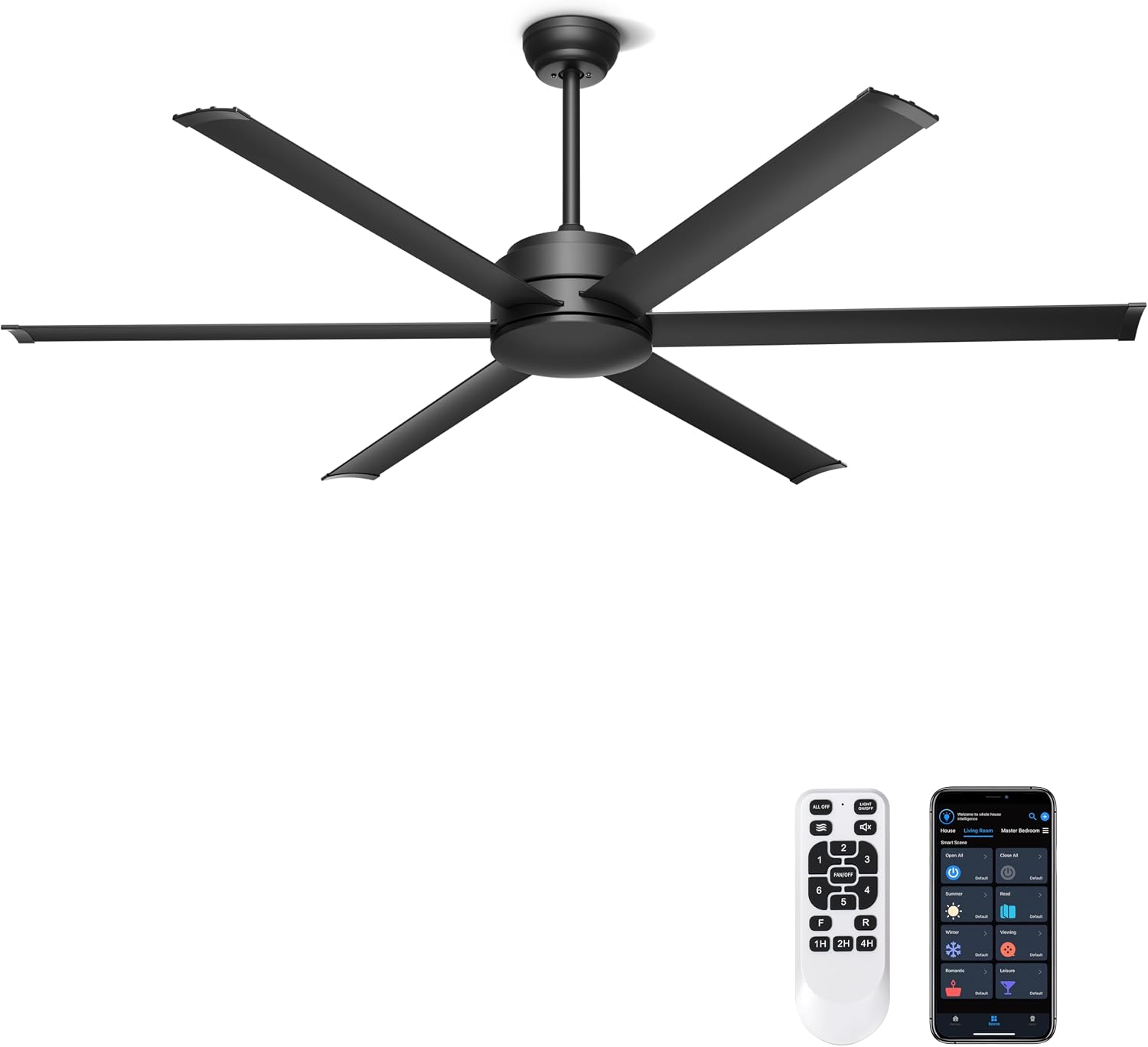 Detalle de Ohniyou Ceiling Fan 60-Inch
