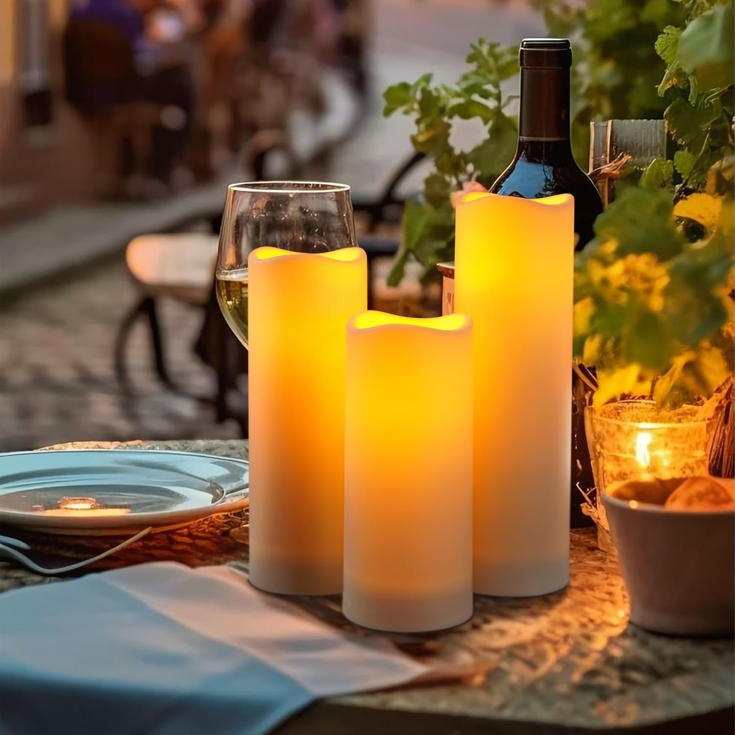 Thumbnail 6 de Da Waterproof Outdoor Candles 12PCS battery LED candles 🕯