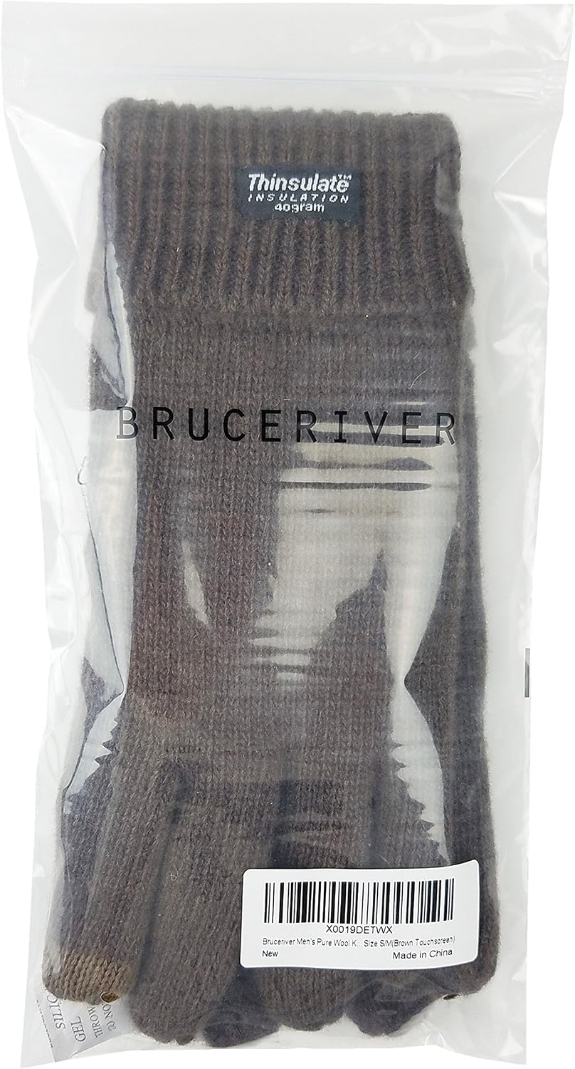 Thumbnail 6 de BRUCERIVER Gants laine homme avec Thinsulate