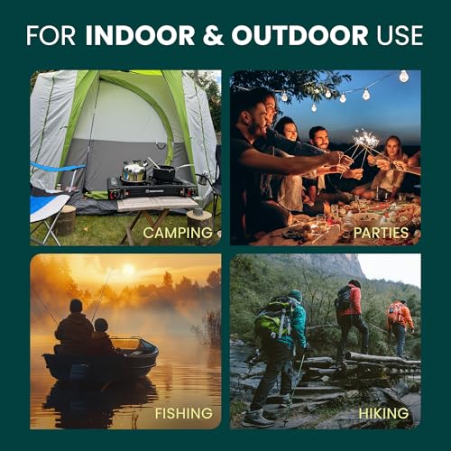 Thumbnail 4 de GREEN HAVEN Black Portable Camping Stove with Carry Case – 2100 W, EN417, Piezo Ignition