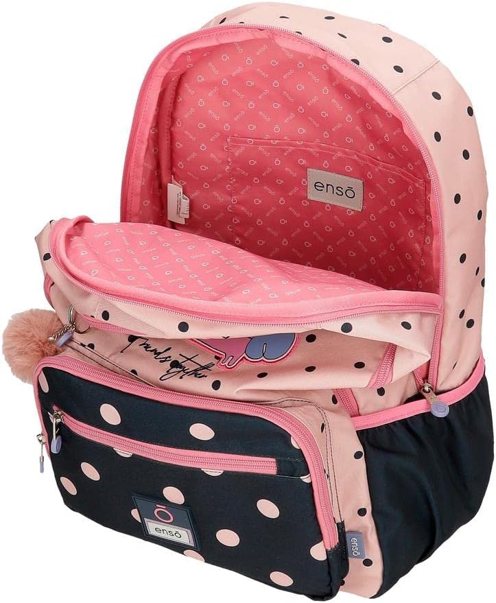Thumbnail 5 de Enso Friends Together Mochila Escolar Rosa 32x44x17 cm