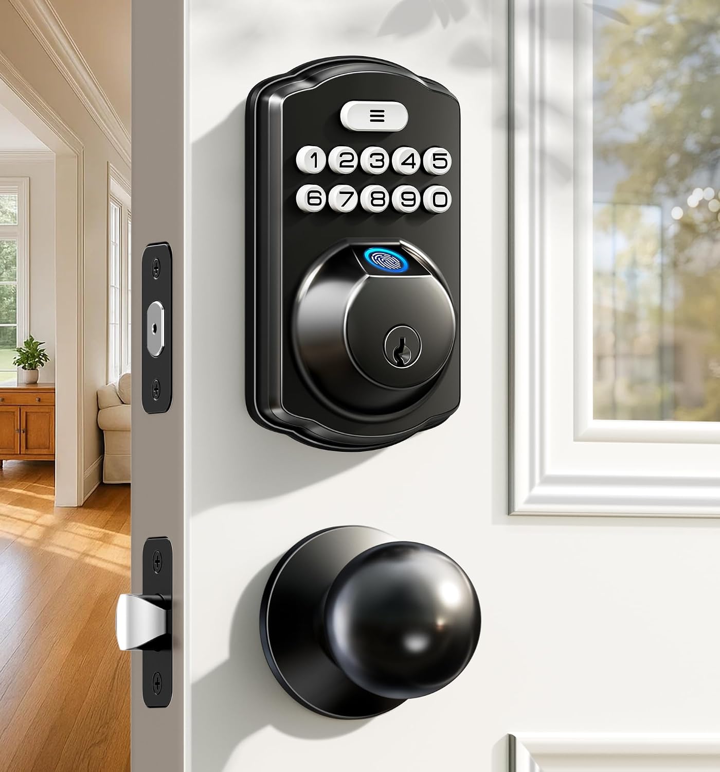 Detalle de Veise Fingerprint Deadbolt Door Lock