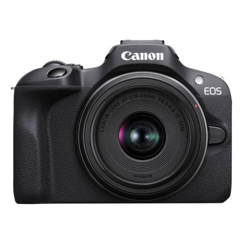 Thumbnail 1 de Canon EOS R100 24.1MP con objetivo RF-S 18-45mm f/4.5-6.3 IS STM Kit, negro