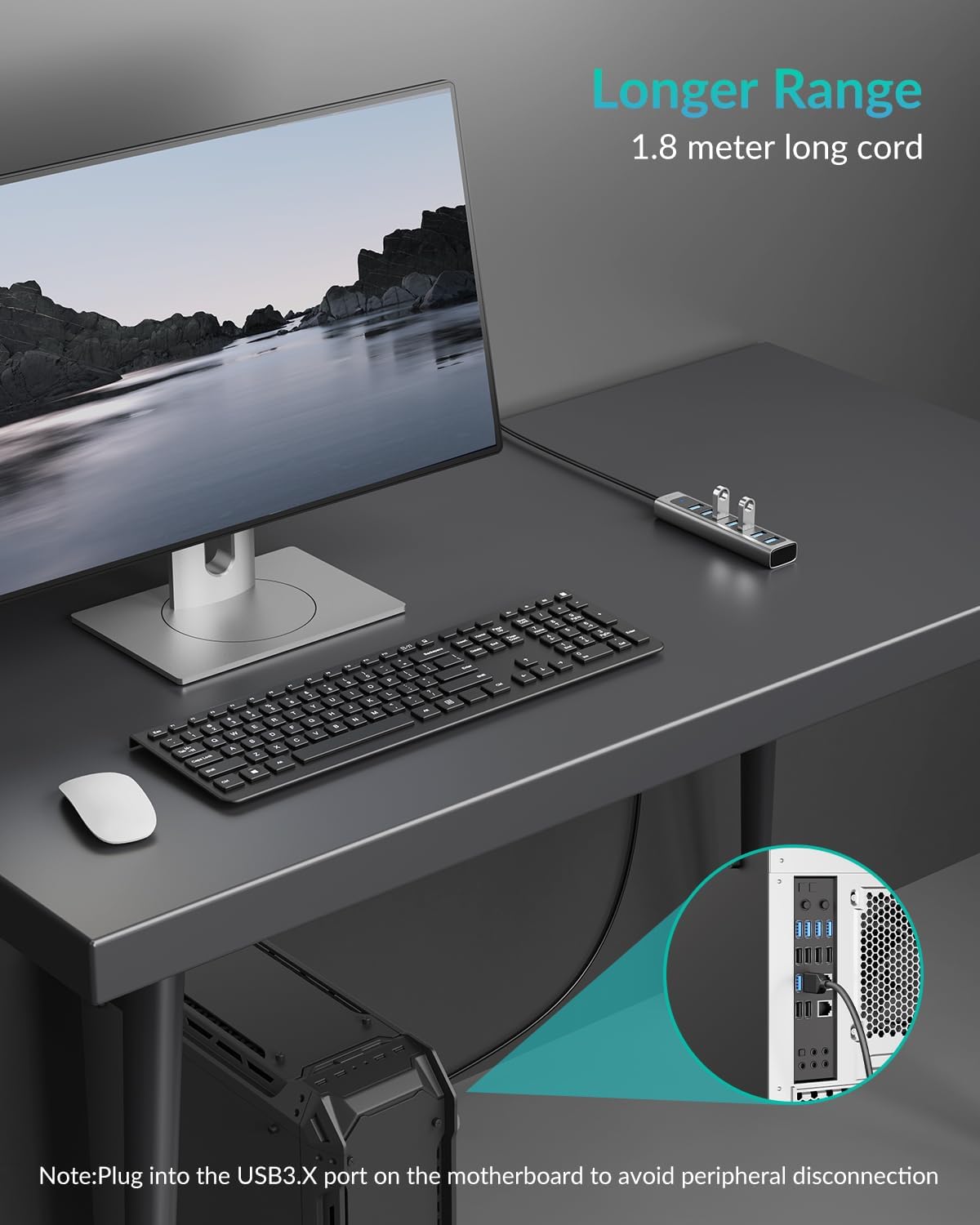 Thumbnail 1 de GiGimundo HUB USB 3.0 5 Gbps in alluminio