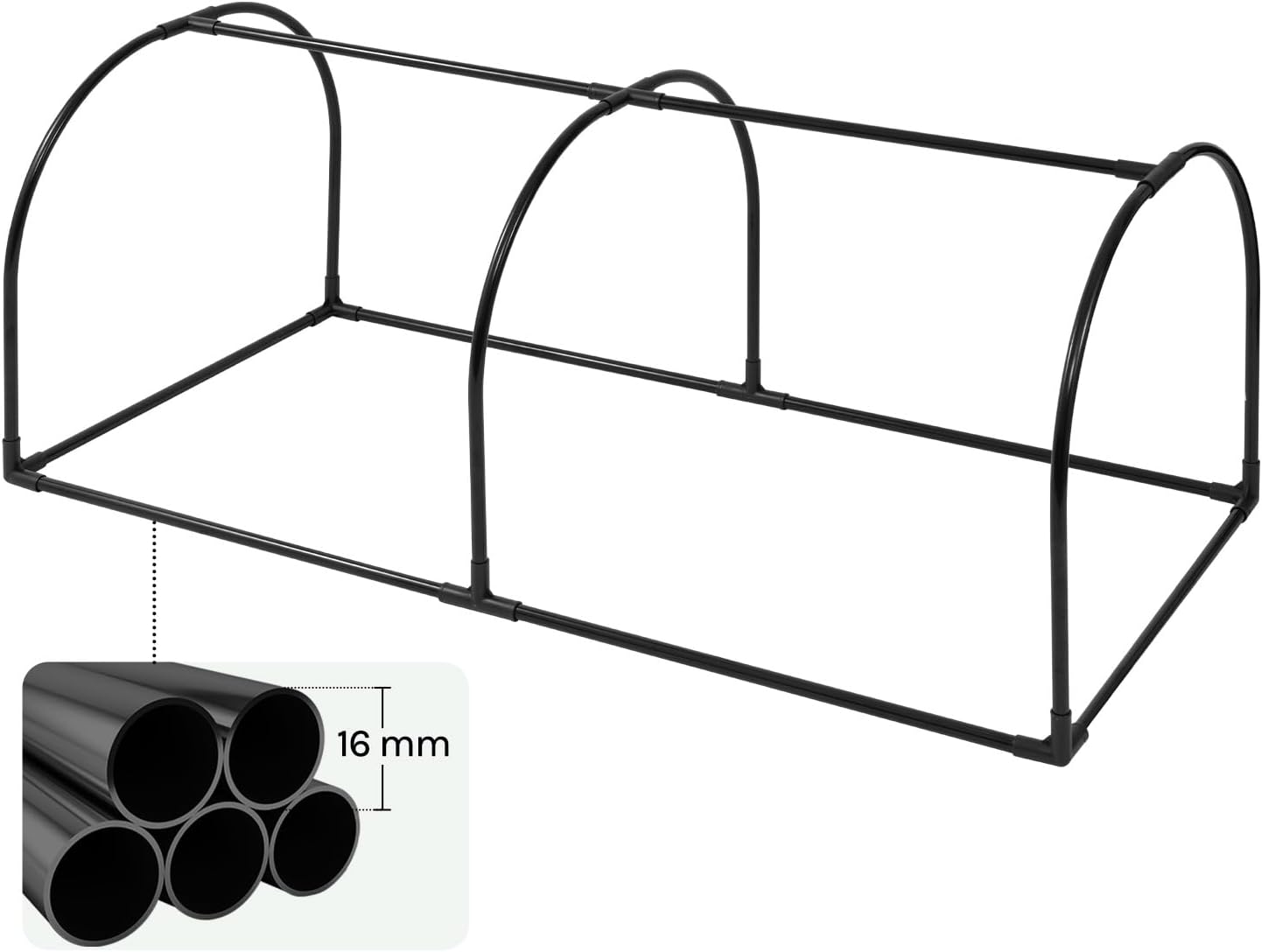 Thumbnail 5 de WOLTU GWH00802 – szklarnia foliowa 130 × 60 × 50 cm, osłona PE 130 g/m²