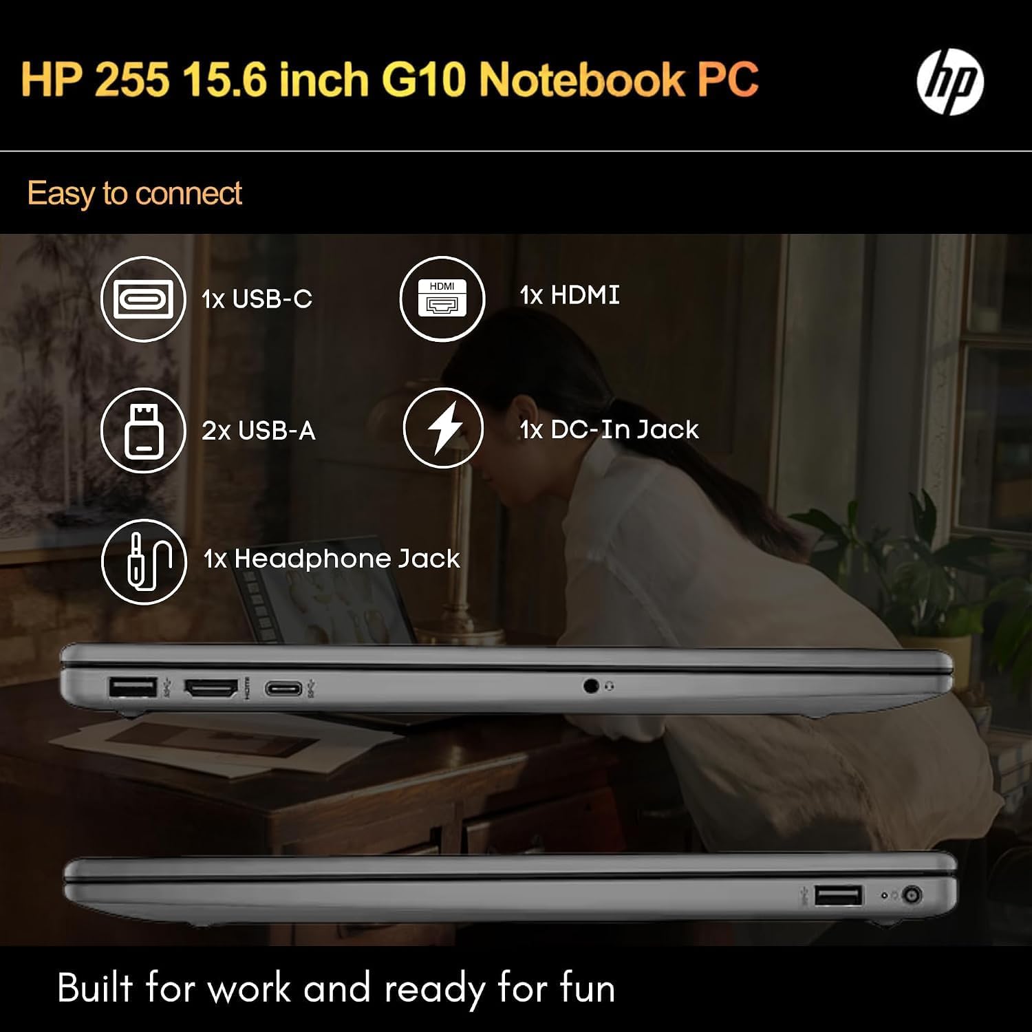 Detalle de HP Laptop 255 G10