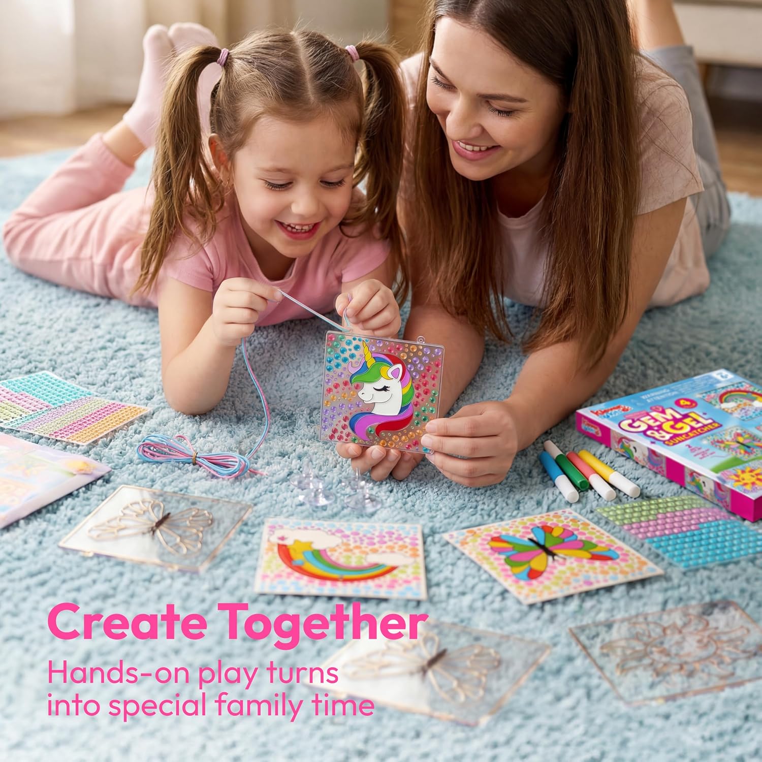 Thumbnail 4 de Klever Kits Suncatcher Craft Kit 4‑design set