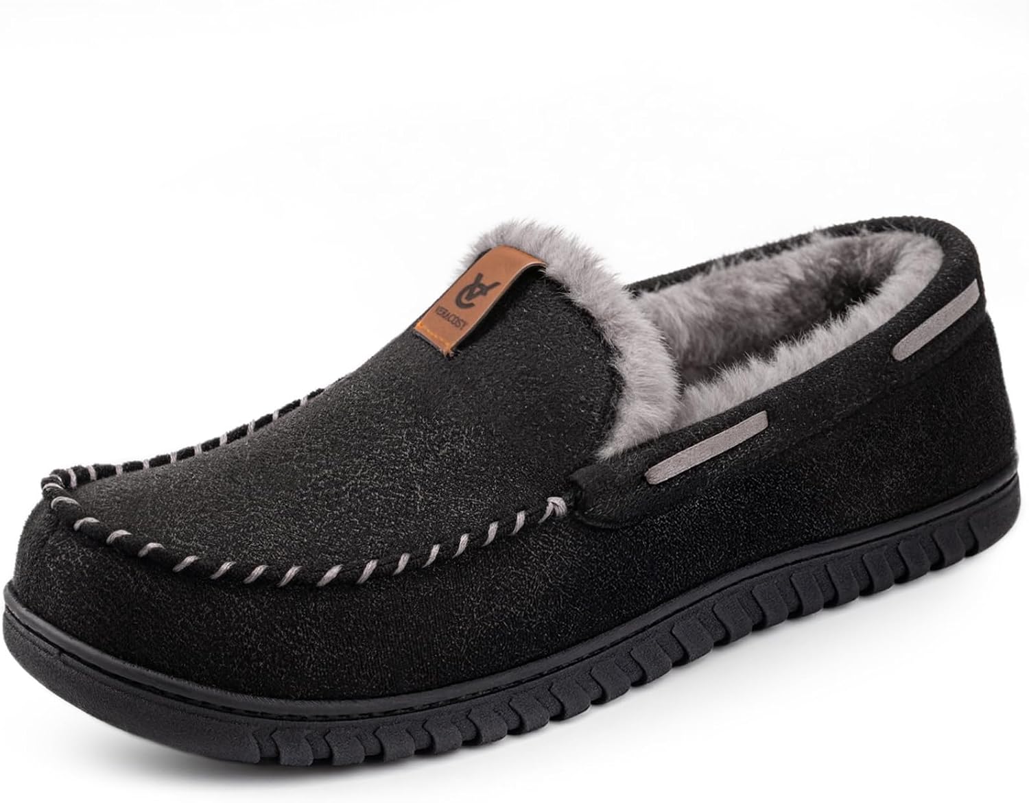 Thumbnail 2 de VeraCosy Men's Classic Moccasin Slippers Memory Foam slippers