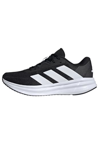 Detalle de adidas Men's Galaxy 7 Running Shoes – Core Black/Cloud White/Carbon (UK 10)
