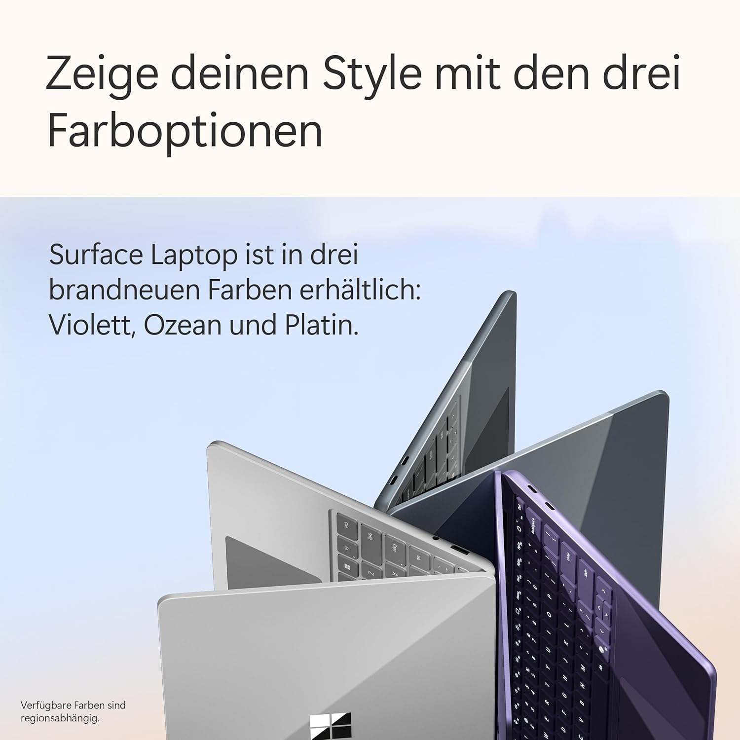 Thumbnail 4 de Microsoft Surface Laptop Copilot+ PC (13-Zoll Touch) mit Snapdragon X Plus, 16 GB RAM & 256 GB Platin