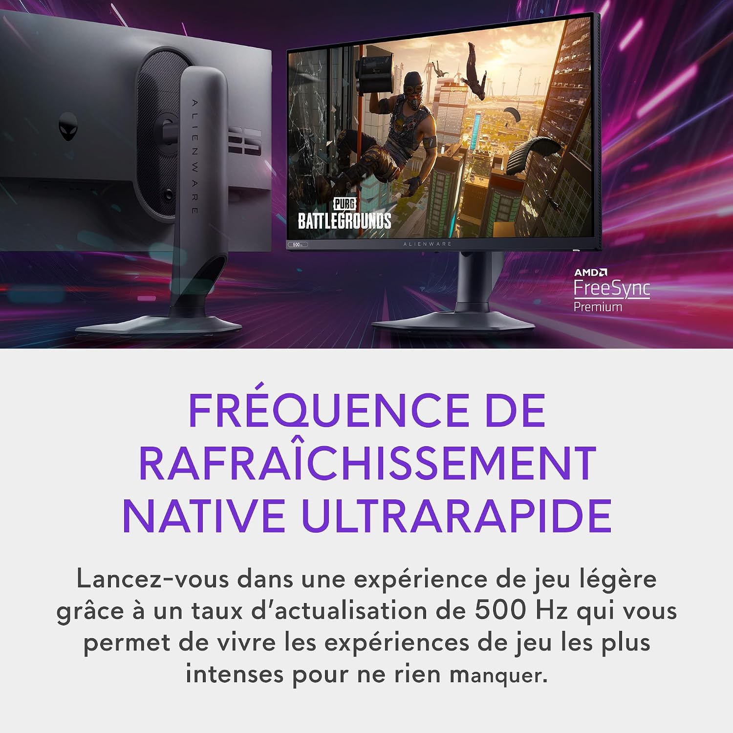 Detalle de Alienware AW2524HF 500Hz FHD IPS Gaming Monitor with FreeSync Premium