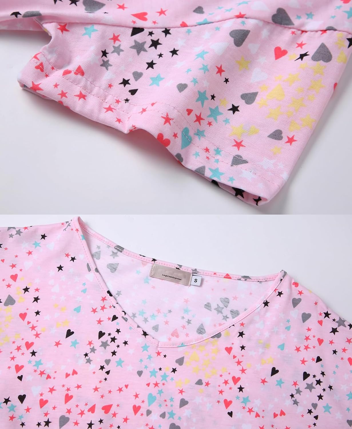 Thumbnail 4 de MIA LUCCE Schlafanzug Damen Baumwolle S-XXL