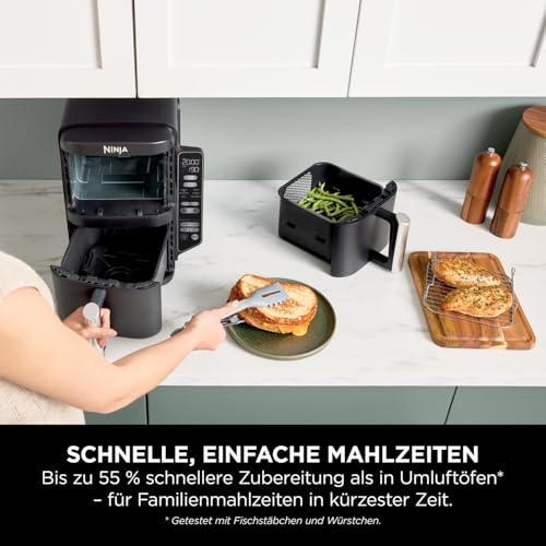 Thumbnail 9 de Ninja SL300EU Double Stack Heißluftfritteuse, 7,6 L, 4 Ebenen, 6 Funktionen