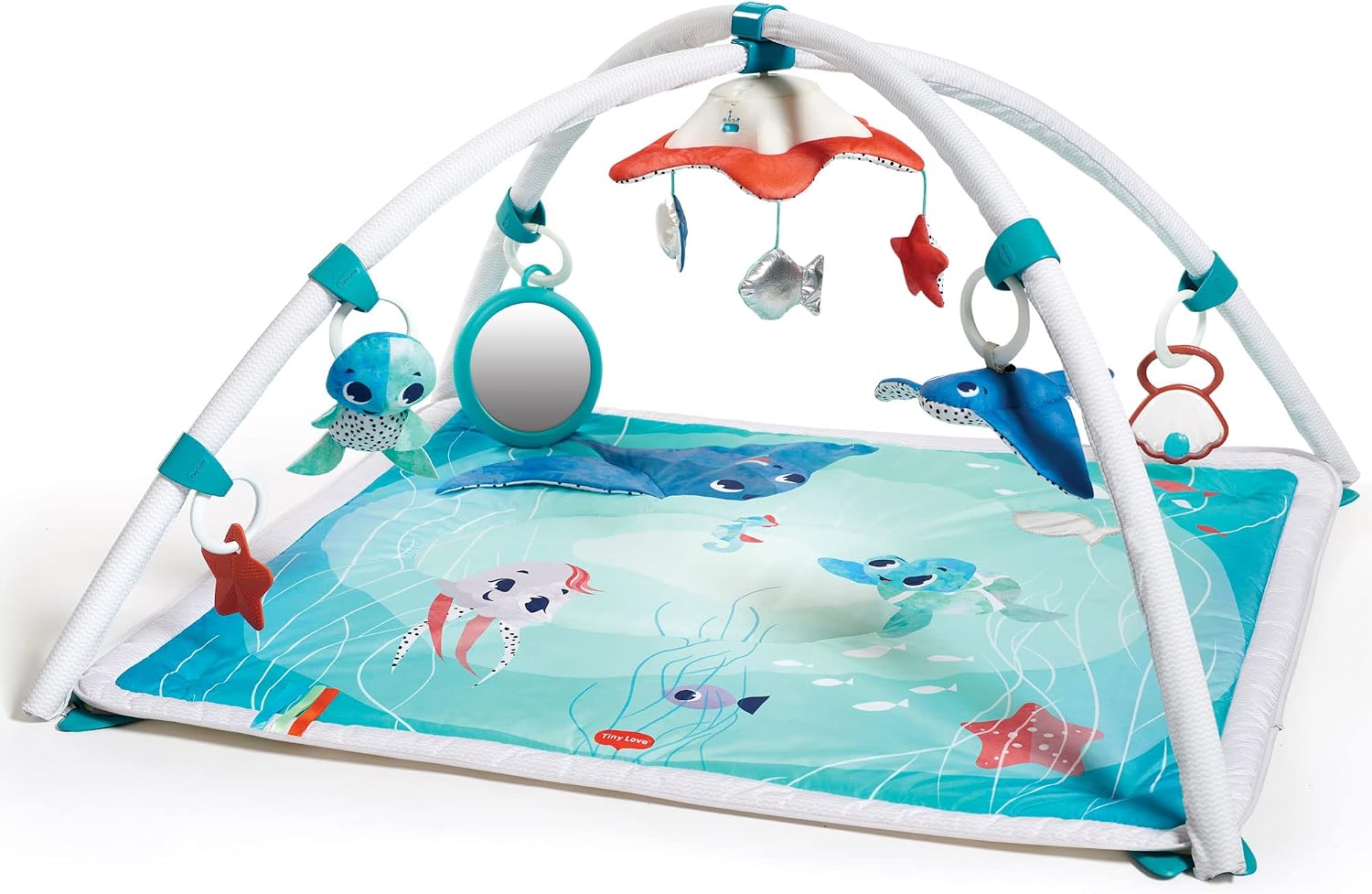 Thumbnail 6 de Tiny Love Gymini Deluxe 2-in-1 Musical Baby Play Mat (0+ months) with Adjustable Arches & Take-Along Toy
