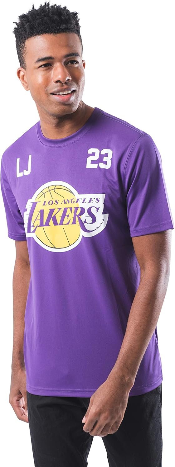 Detalle de Ultra Game Men’s NBA Official Super Soft Players T-Shirt