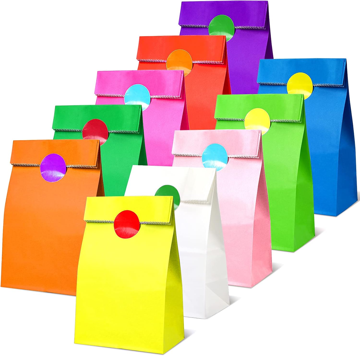 Detalle de TOOELMON 50 PCS Paper Party Bags 130x80x240mm