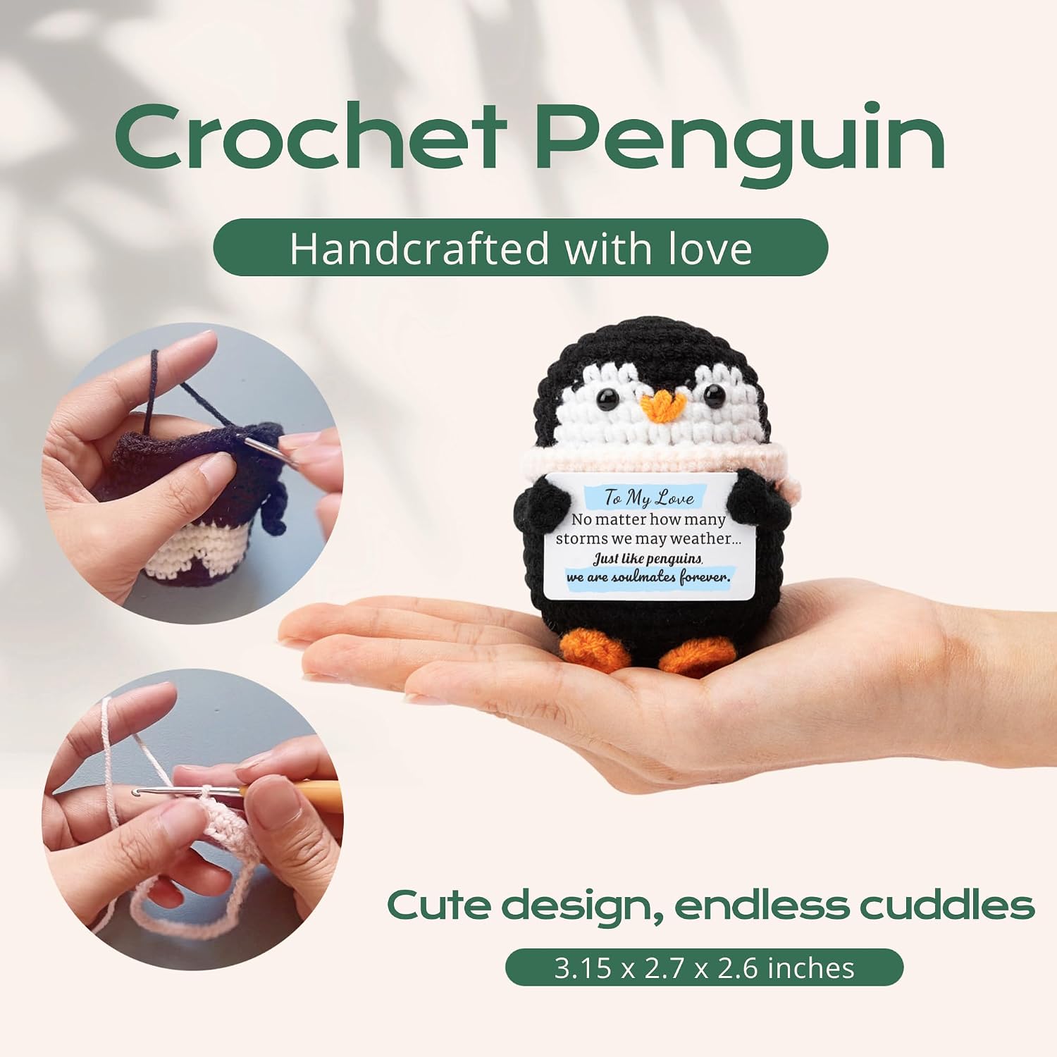Thumbnail 5 de HONZEE I Love You Penguin plush gift for couples