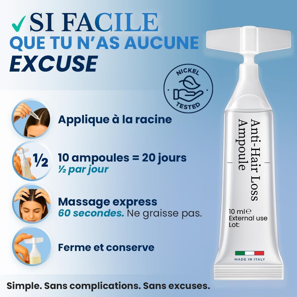 Thumbnail 5 de Ritalia Ampoules Cheveux Femme et Homme 10x5 ml – traitement antichute naturel sans silicone