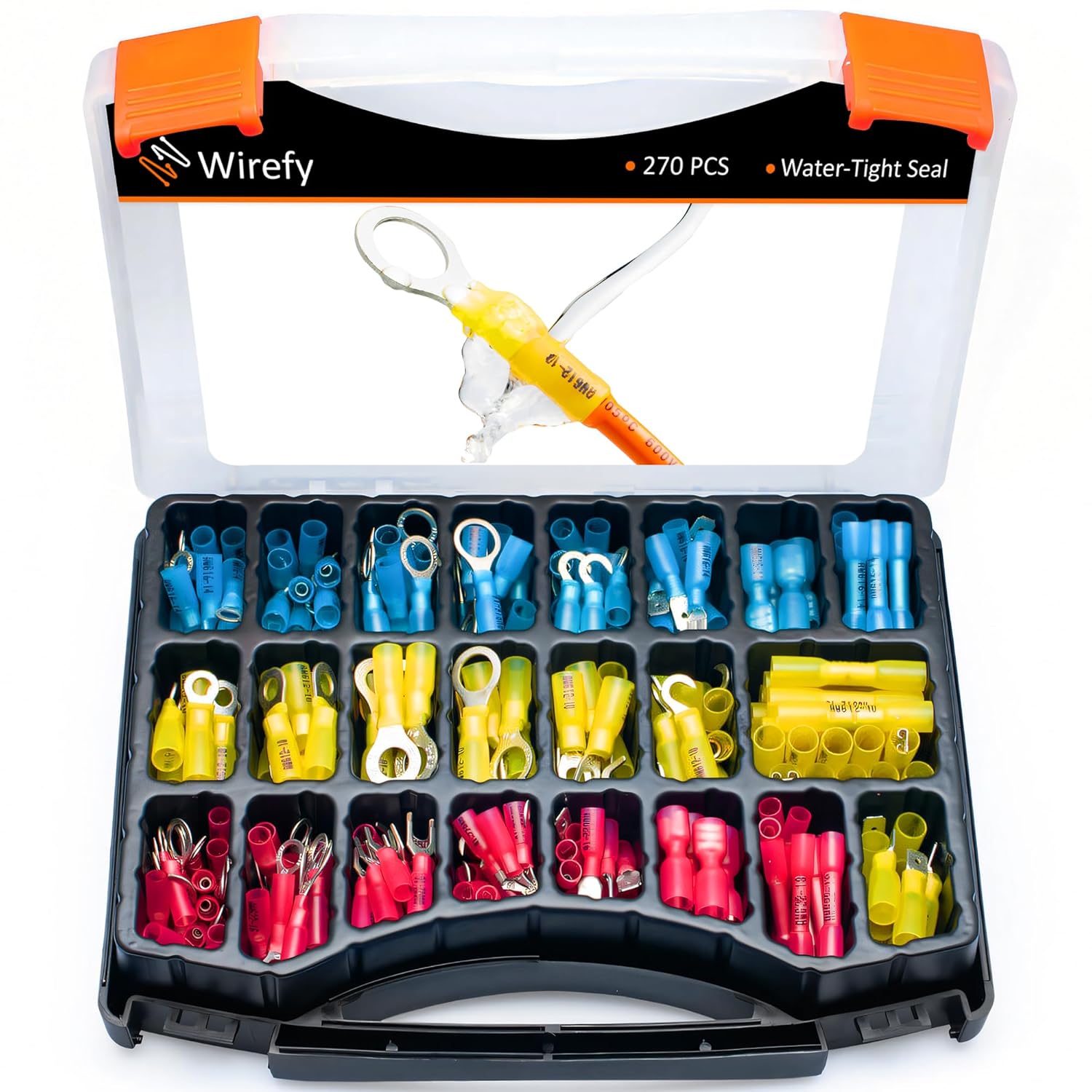 Detalle de Heat shrink wire connectors kit 270 pcs