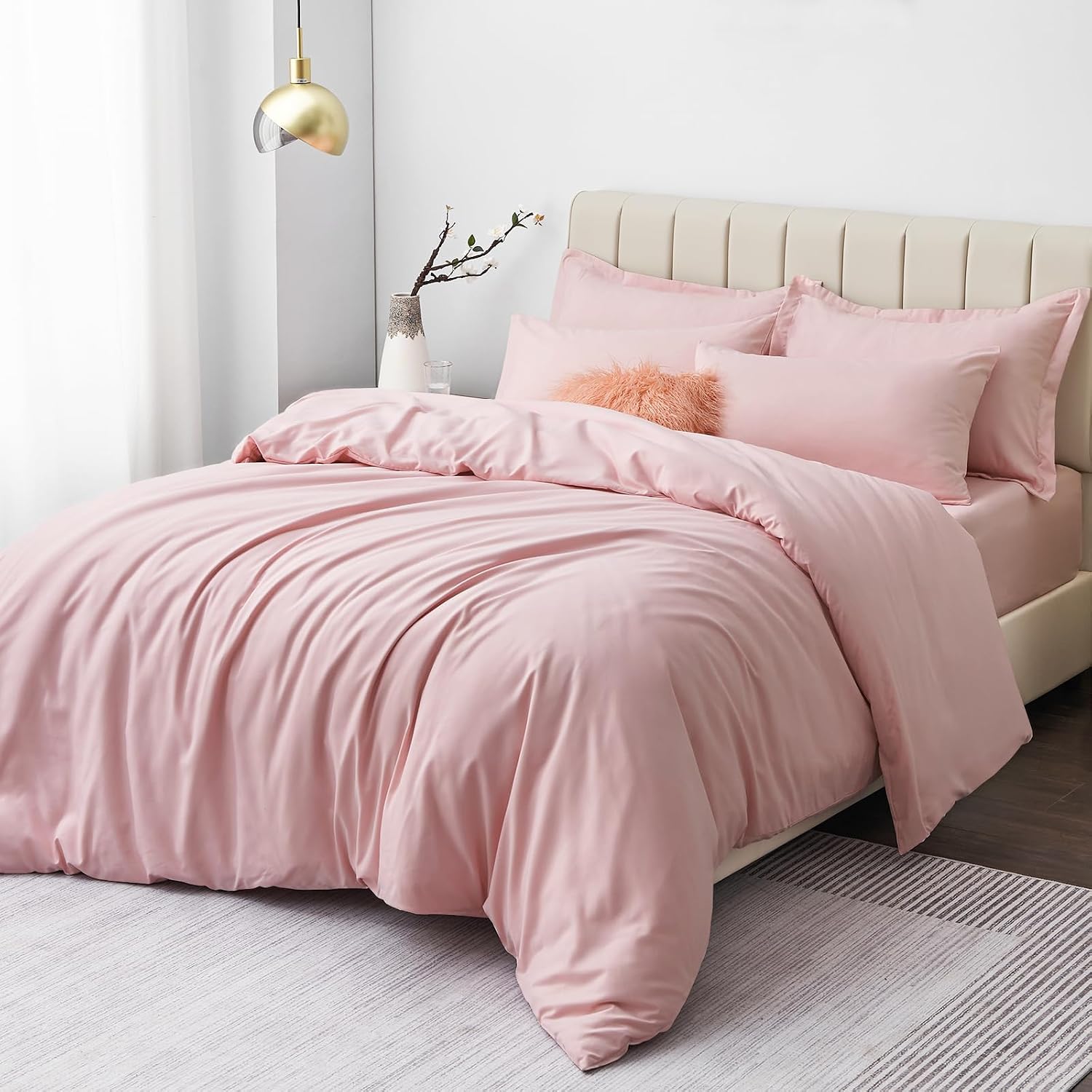 Detalle 2 de Aisbo Rose King Size Duvet Set 3Pcs