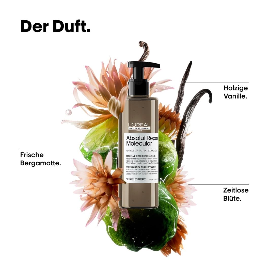 Thumbnail 4 de L’Oréal Professionnel Absolut Repair Molecular Rinse-Off Serum: Serum für strukturgeschädigtes Haar mit 2% Peptidbondern