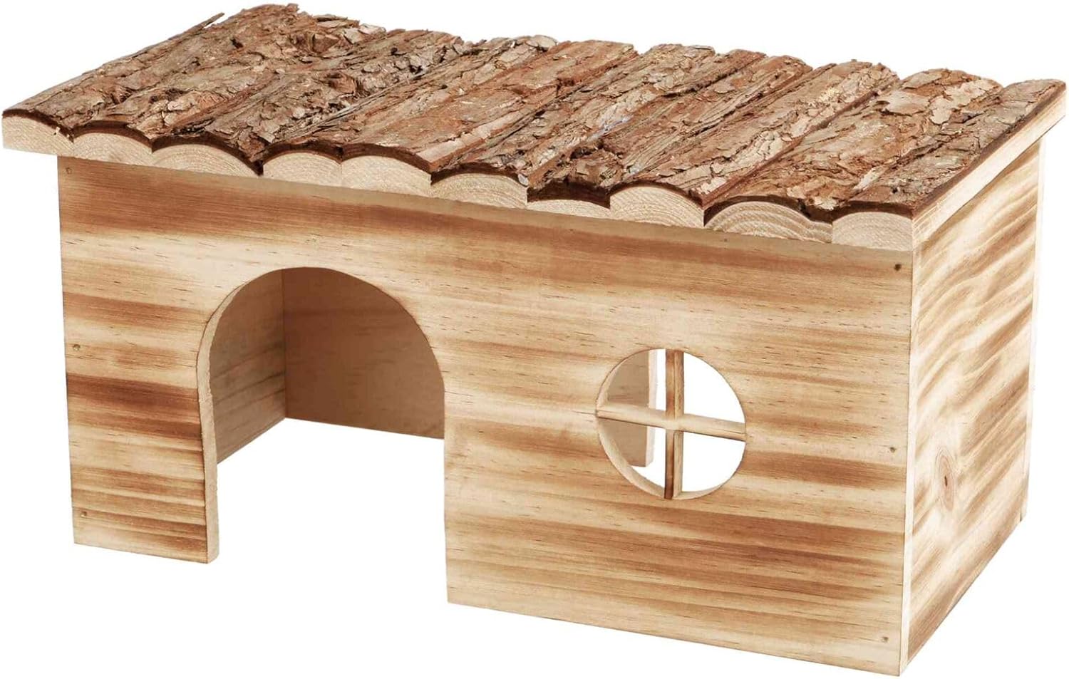 Detalle de Trixie 61974 Natural Living Haus Grete geflammt, 35 × 18 × 20 cm