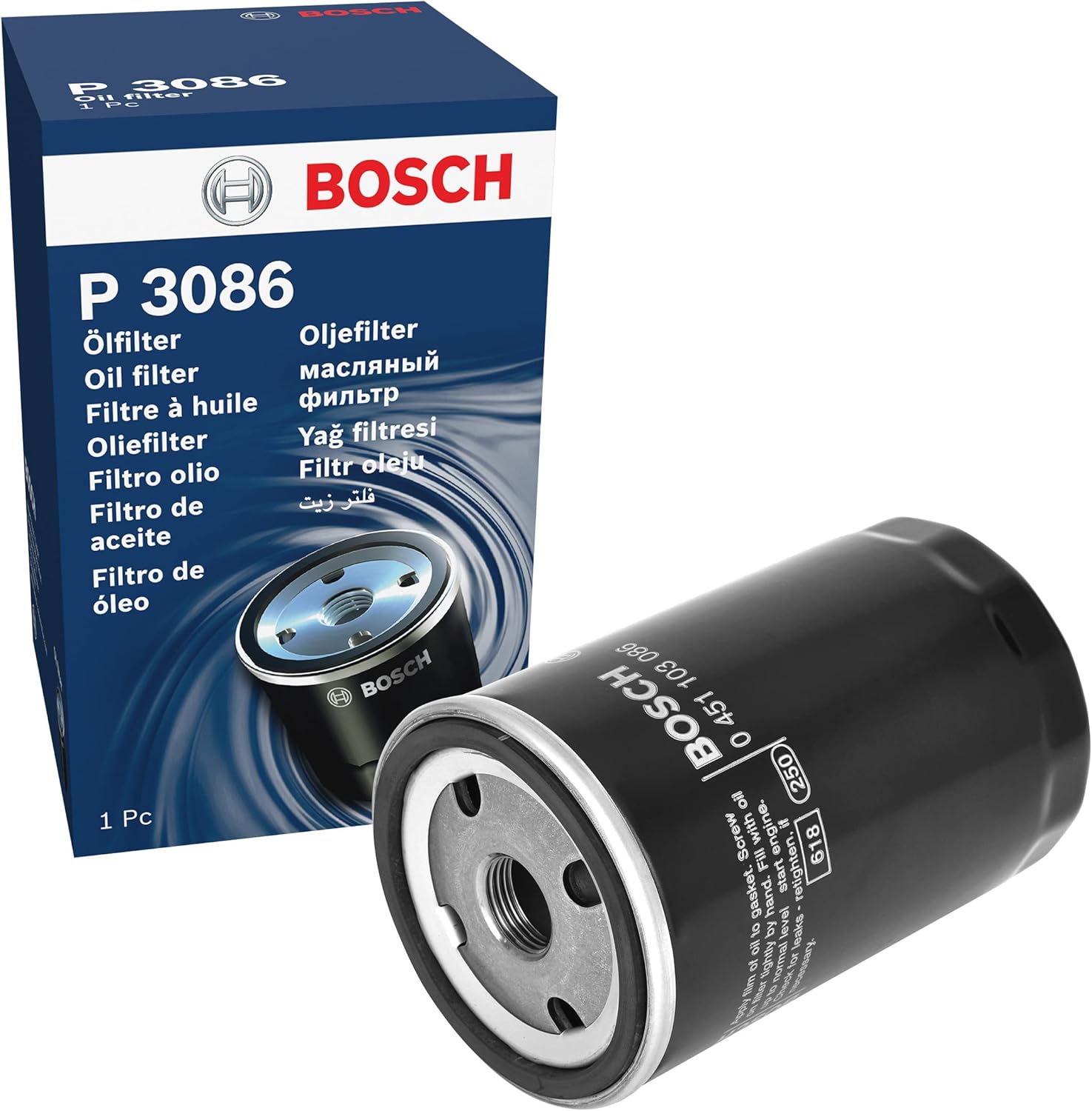 Bosch P3086 Ölfilter Auto – robust, passgenau und langlebig