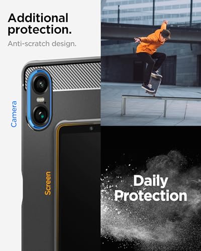 Thumbnail 4 de Spigen Rugged Armor coque pour Sony Xperia 10 VI – Noir Mat