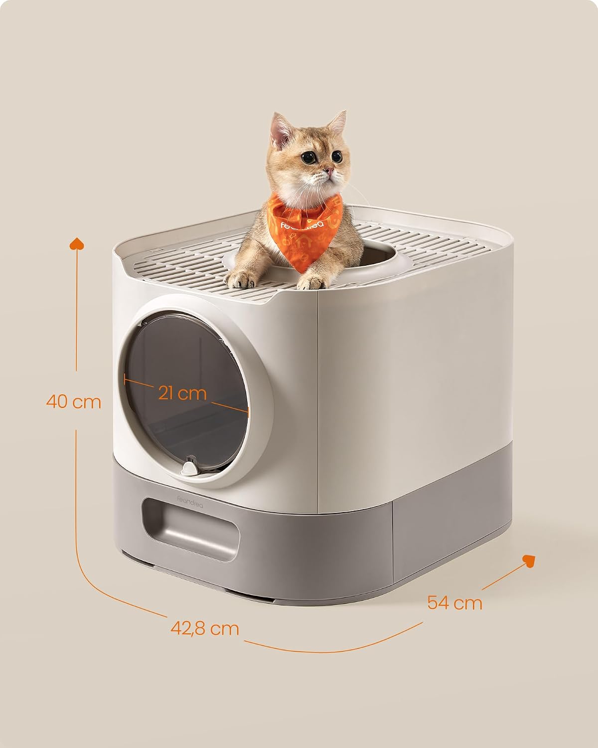 Thumbnail 4 de Feandrea PPT002G01 Katzentoilette 50×40,5×34,5 cm 🐱