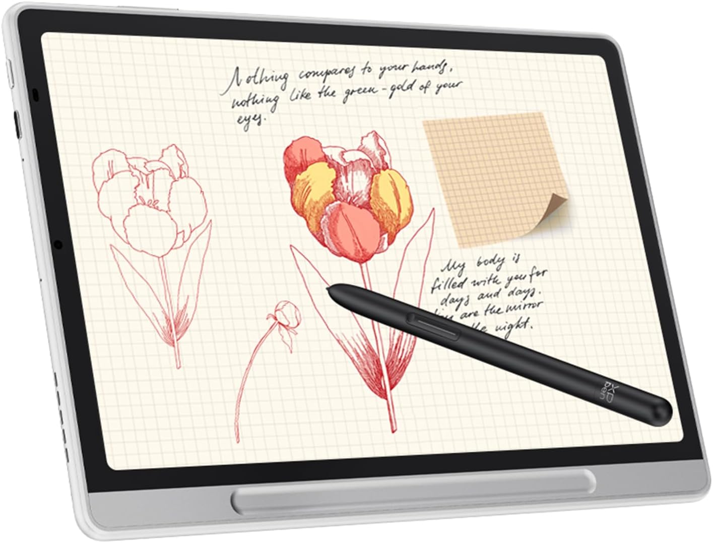Detalle de XPPen Magic Note Pad 10.9" Paper Tablet with 90Hz display and 16K pressure pen