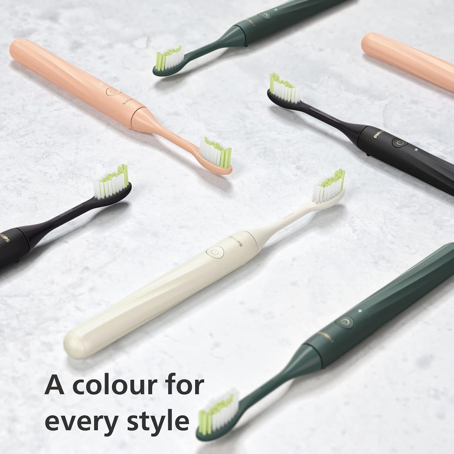 Detalle 2 de Philips One Electric Toothbrush Brush Head - Pack of 2 (BH1022/06), Grey