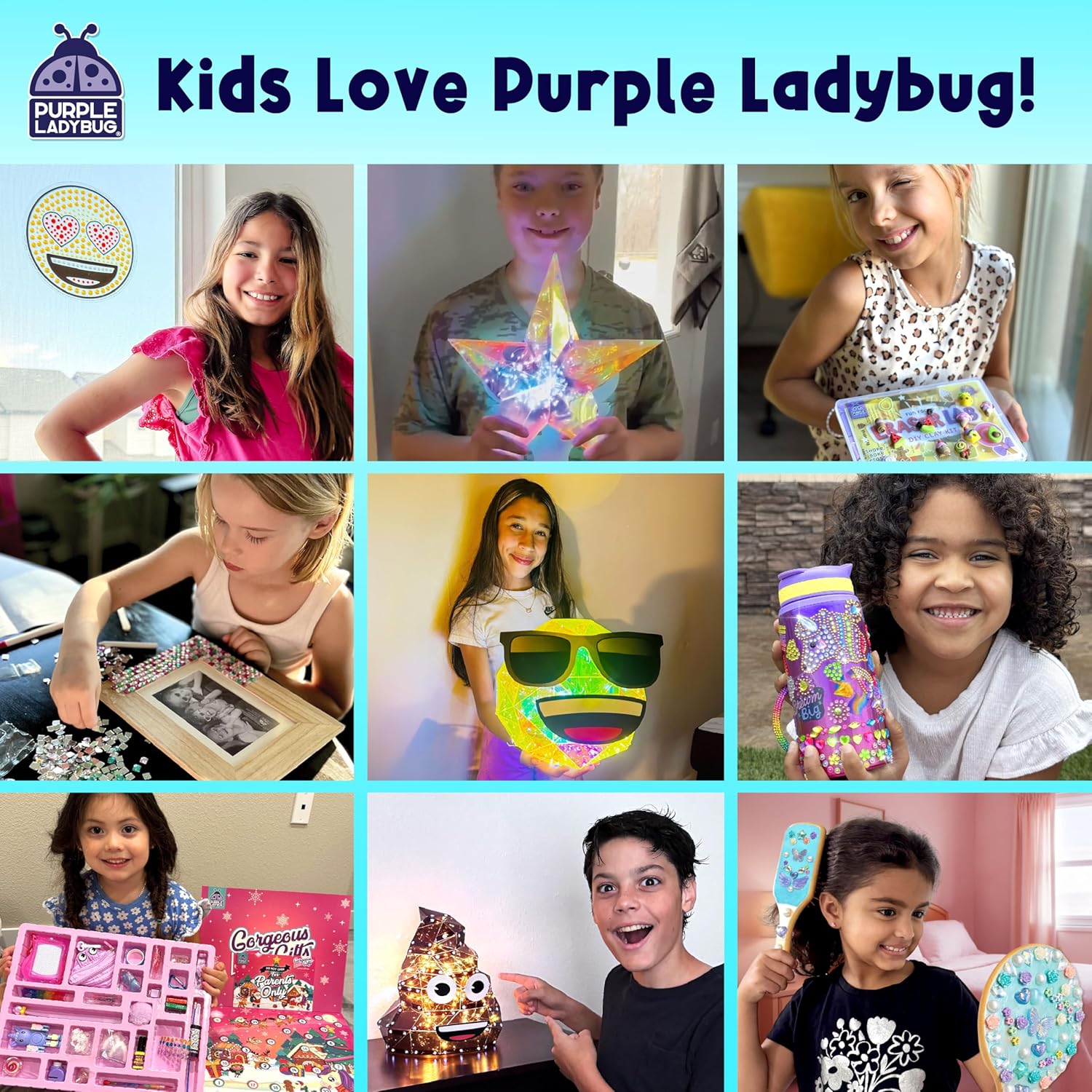 Thumbnail 6 de Decorate Your Own Mirror & Brush Craft Kit for Kids