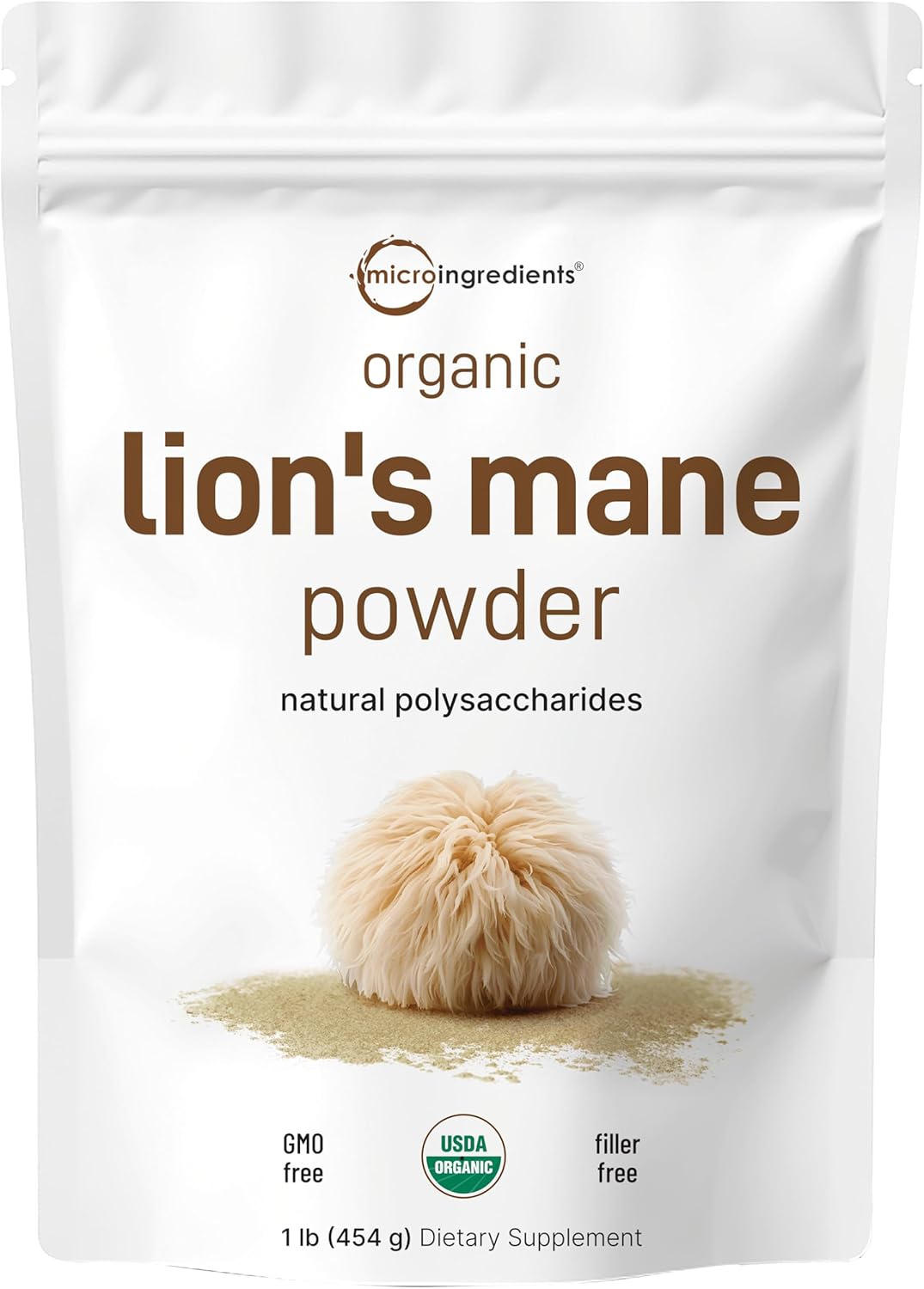 Micro Ingredients Lion’s Mane Mushroom Powder 16 oz