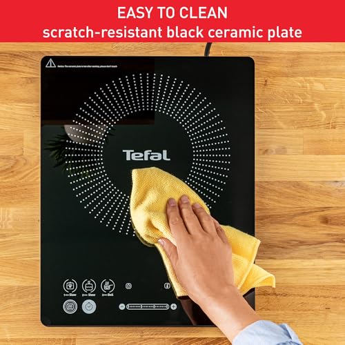 Thumbnail 4 de Tefal Slim Portable Induction Hob, 2100W – Compact, 6 Functions, Black
