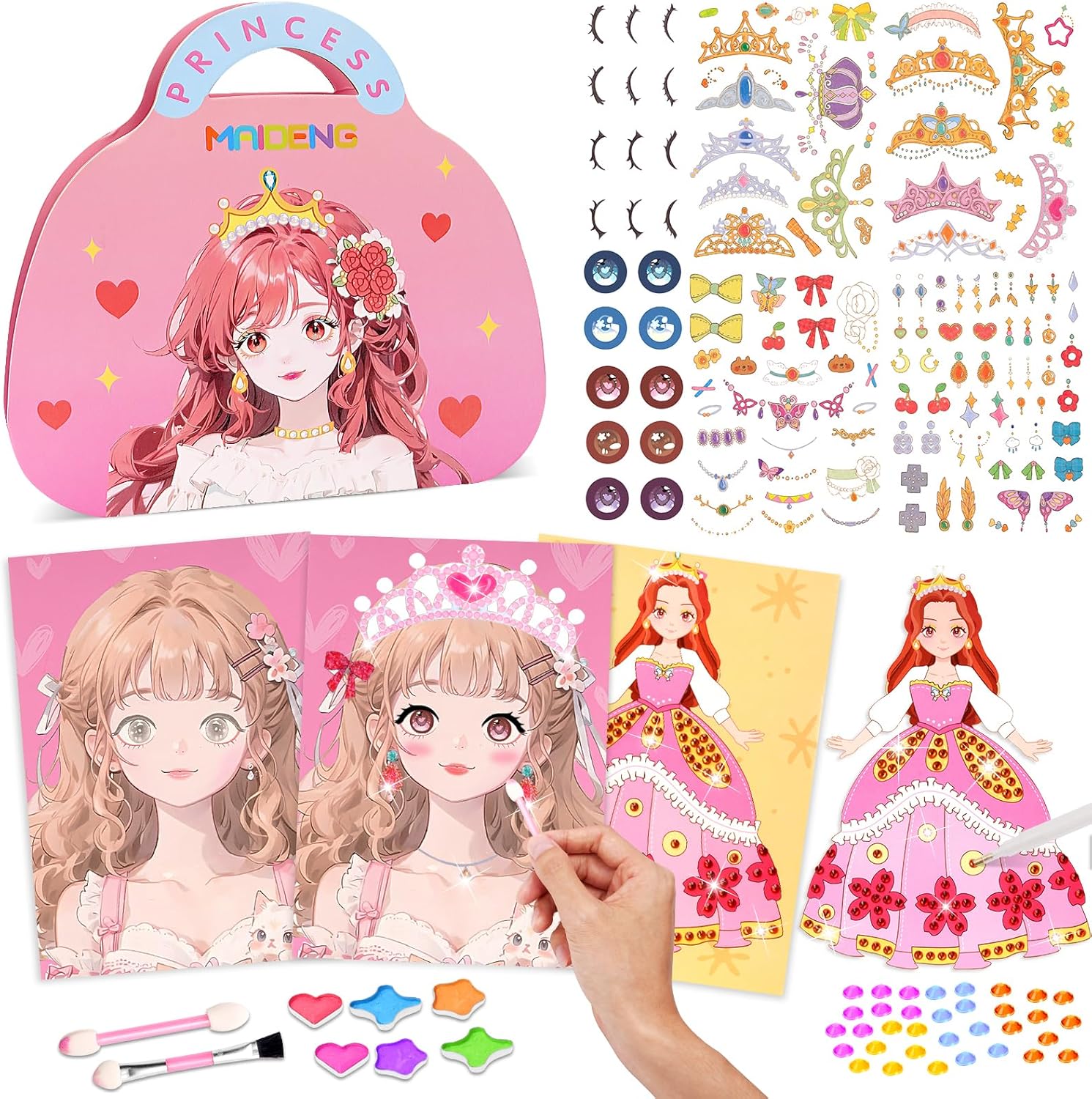 Detalle de Creative Plane 3‑in‑1 Princess Craft Set