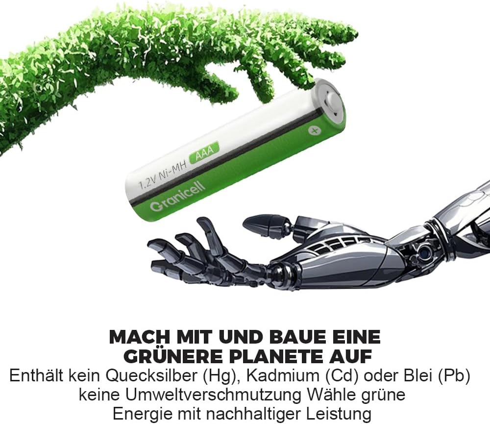 Thumbnail 5 de Granicell AAA 1100 mAh NiMH Batterie