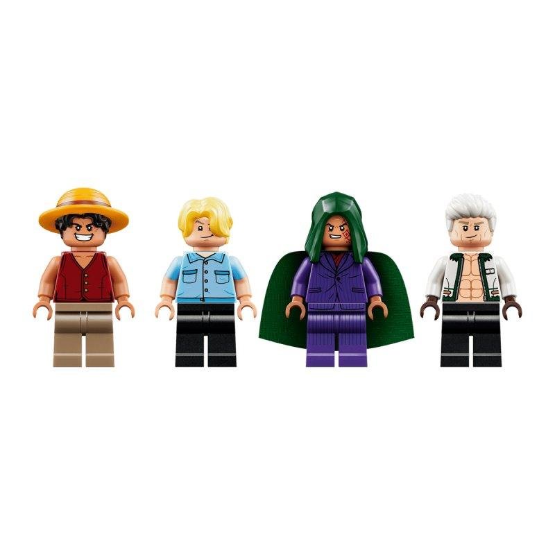 Detalle de LEGO One Piece 75642 Duelo contra el Capitán Smoker — 547 piezas