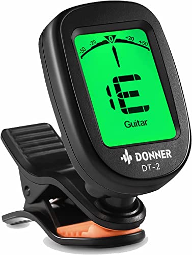 Detalle de Donner DT-2 Clip-On Chromatic Tuner: Accurate, Easy-Use for Guitar, Bass, Violin, and Ukulele