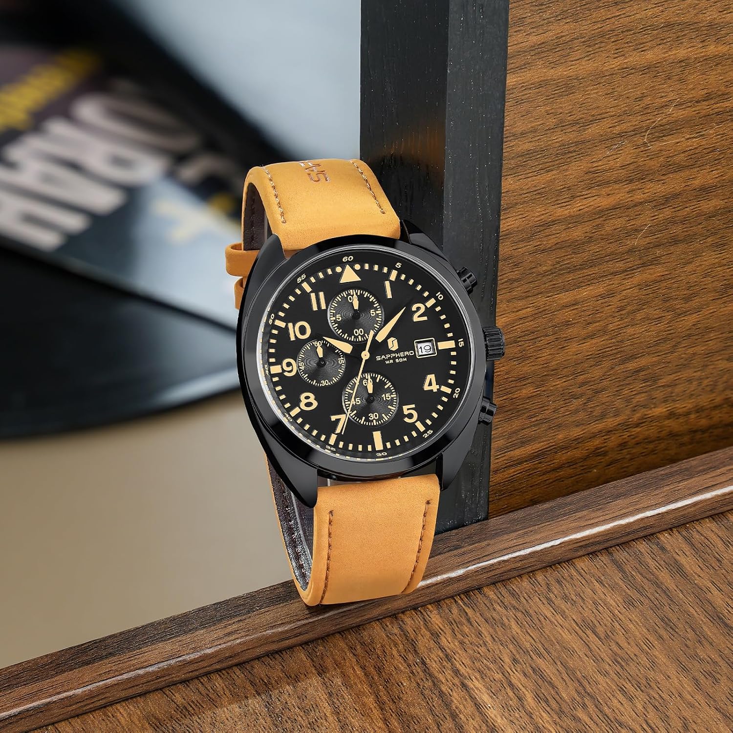 Thumbnail 6 de SAPPHERO Orologio da uomo al quarzo 24 cm