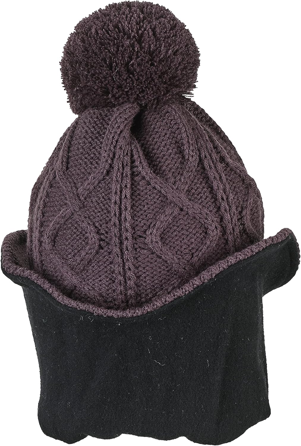 Thumbnail 3 de Sterntaler Baby Mädchen Schalmütze mit Bommel – gefütterte Strick-Schalmütze für Kleinkinder
