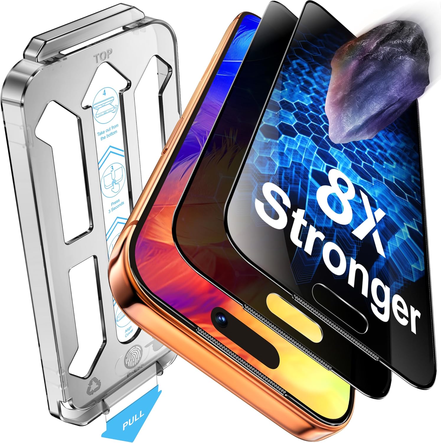 Detalle de Tentoki Protector Pantalla iPhone 17 Pro 6,3"