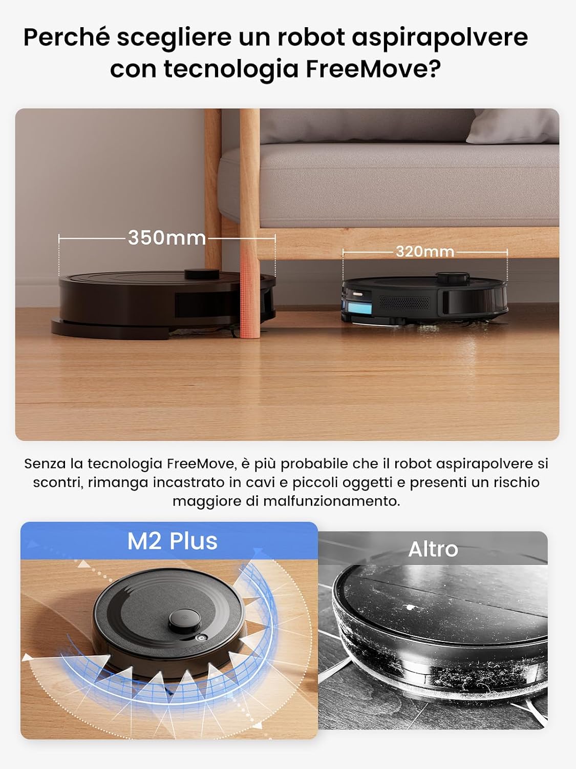 Thumbnail 4 de LEFANT M2 Plus Robot Aspirapolvere 6000Pa