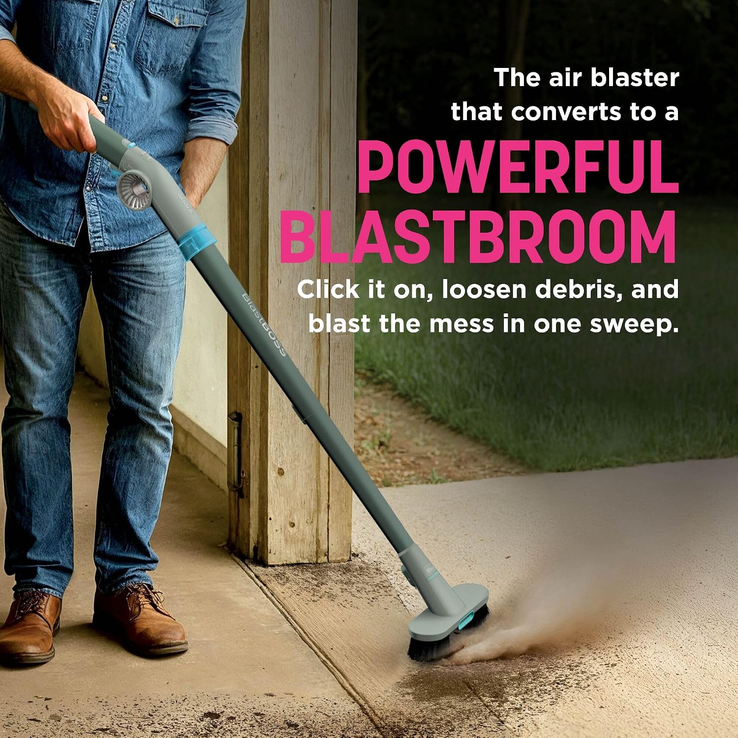 Detalle de Shark BlastBoss All-in-One Cordless Air Blasting System AB2111UKPK